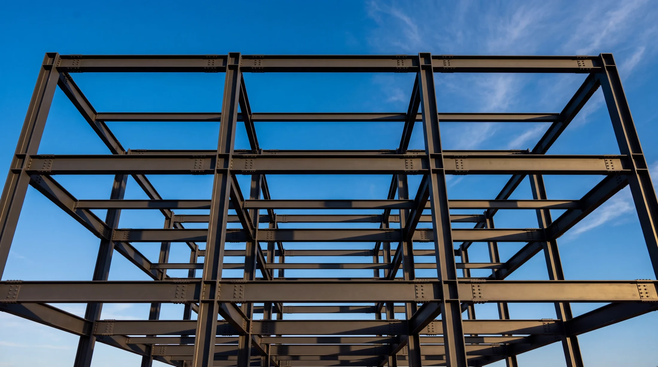 Heavy steel spatial frame - the VAN primary structure